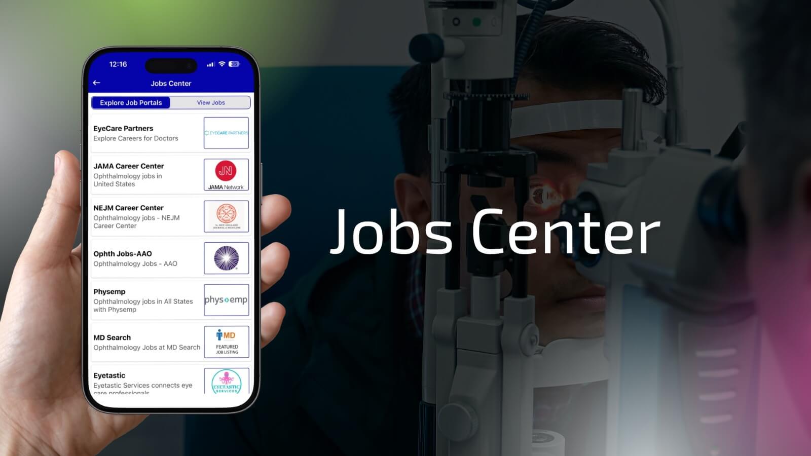 Eye Handbook Jobs Center web image