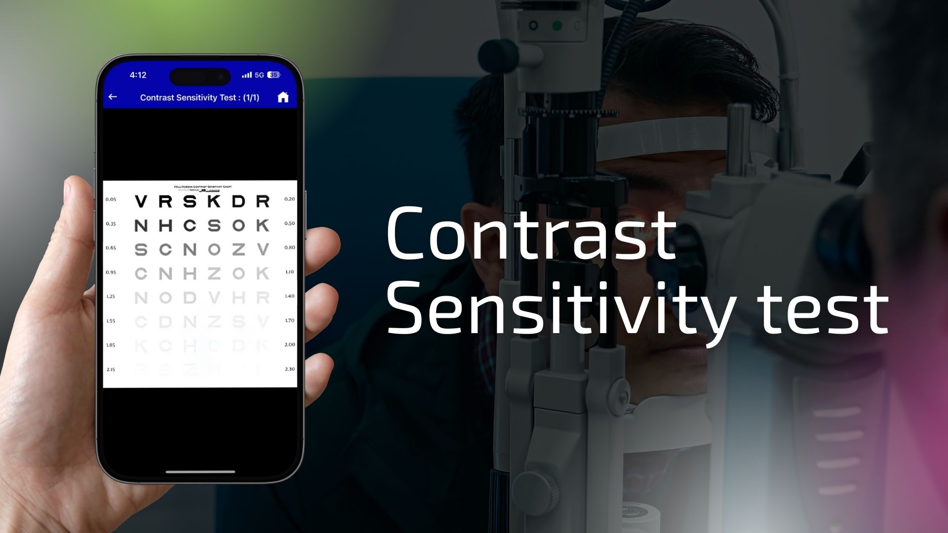 contrast sensitivity test image