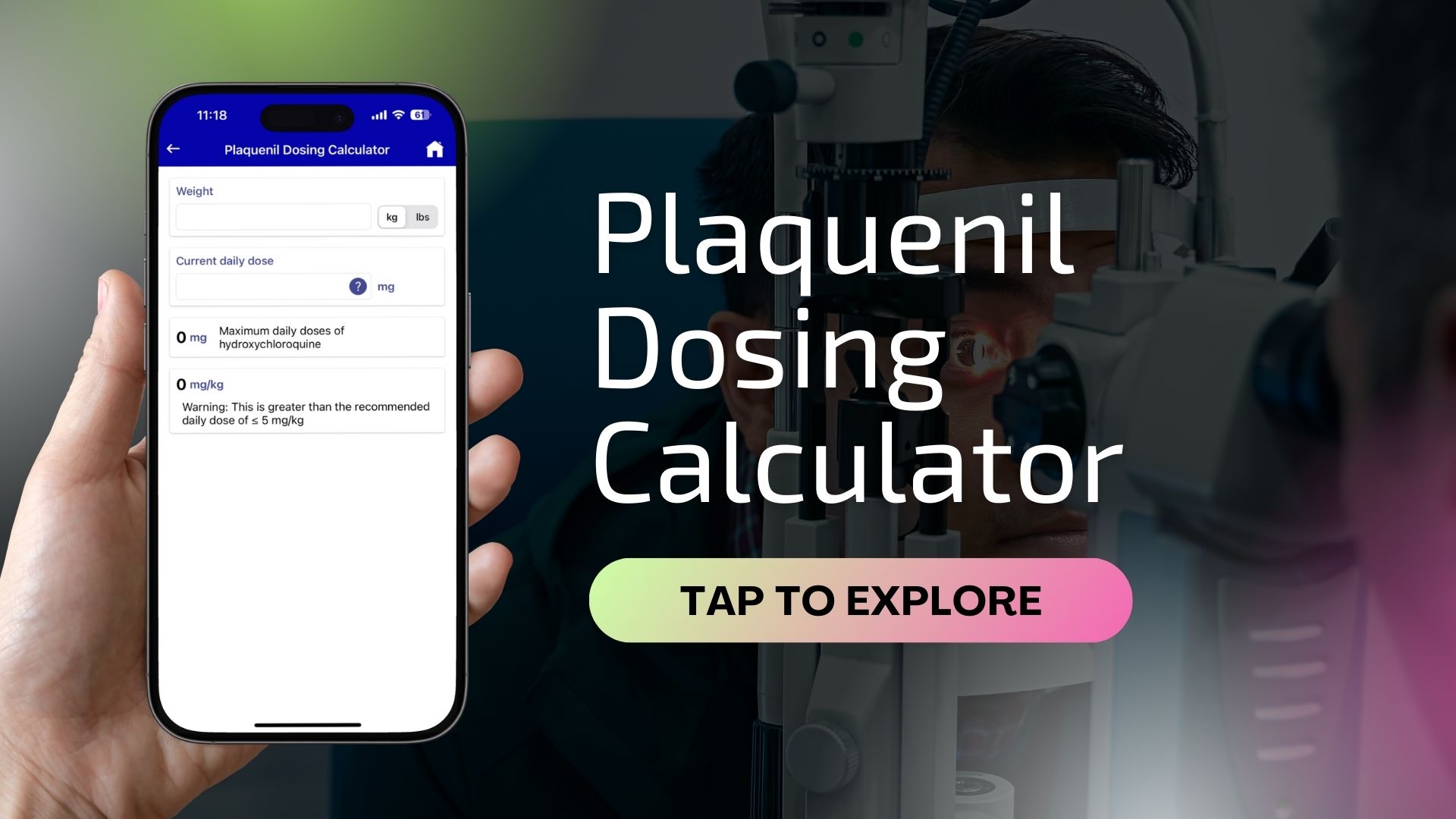plaquenil dosing calculator web test image