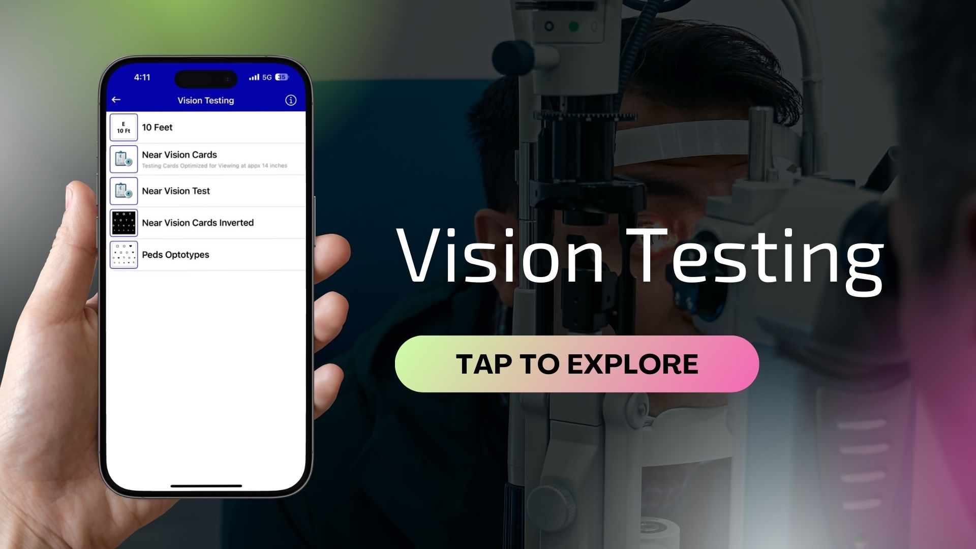 vision test mobile image